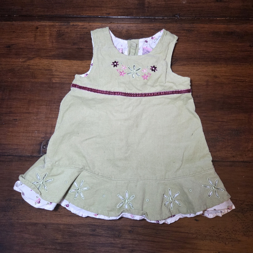 Adorable Floral Embroidered Kids Dress Boho Princess Floral Dainty Vintage
